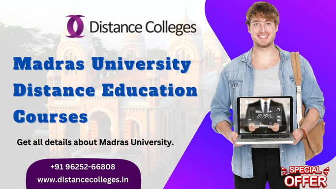 Madras University Distance Education  Courses
