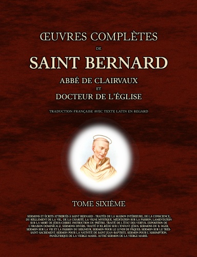 Œuvres de Saint Bernard T6