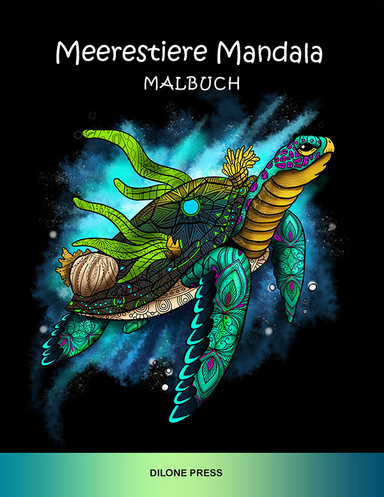 Meerestiere Mandala Malbuch