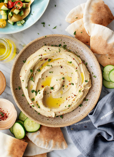 How To Make Hummus 04879