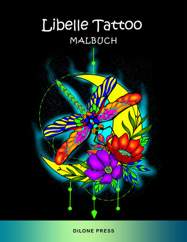 Libelle Tattoo Malbuch