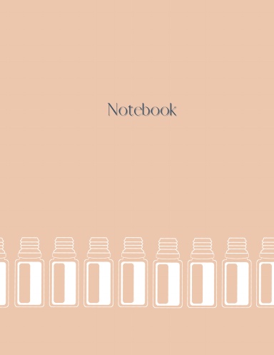 Essential Oil Educator Notebook | EO Bottles | 8.5 x 11