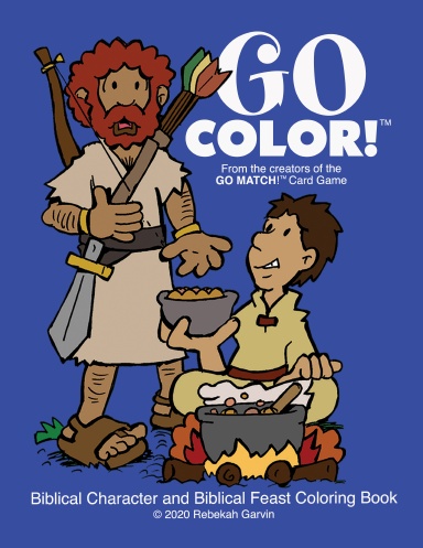 GO COLOR! (Biblical Character and Feast) Coloring Book