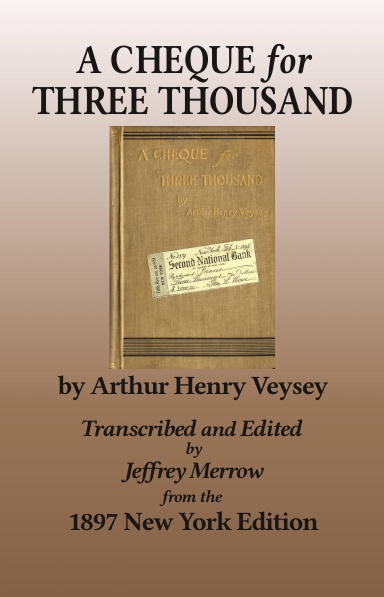 A Cheque for Three Thousand