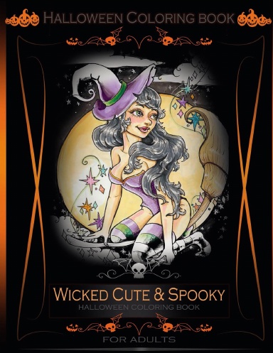 Wicked Cute & Spooky Halloween Coloring Book