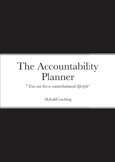 THE ACCOUNTABILITY PLANNER