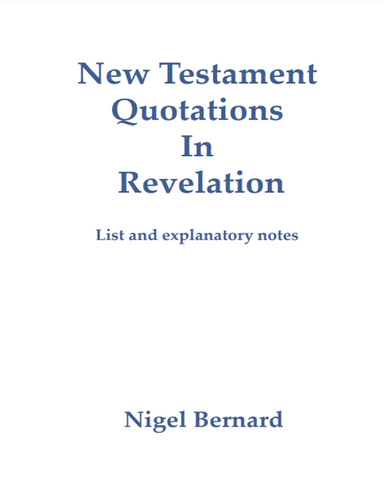 New Testament Quotations in Revelation