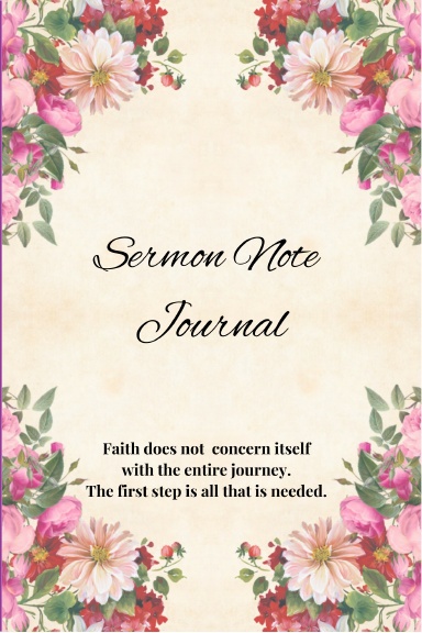 Sermon Note Journal
