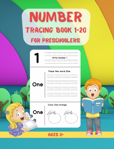 Number Tracing Book for Preschoolers 1–20