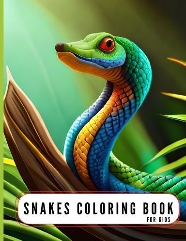 Snake Coloring Book for Kids