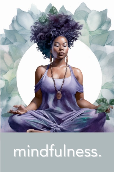 Mindfulness | Green & Purple Journal - Write Your Mindful Reflections