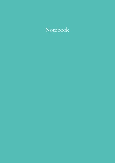 Classic A5 Notebook: Turquoise. By Paper Parisa