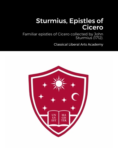 Sturmius, Epistles of Cicero