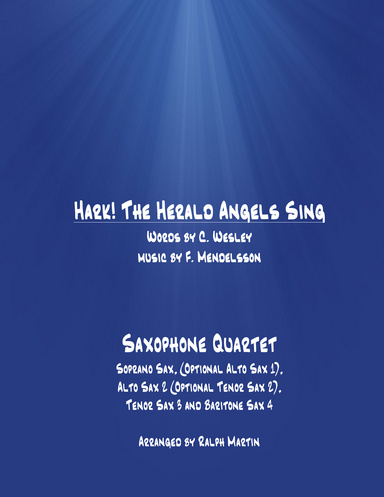 Hark The Herald Angels Sing - Saxophone Quartet