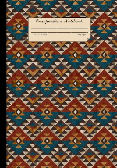 Aztec Sweater Composition Notebook
