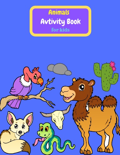 Animals activity book for kids