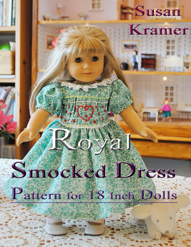 Royal Smocked Dress Pattern for 18 Inch Dolls