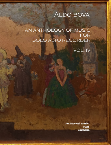 An Anthology of Music for Alto Recorder Vol. IV