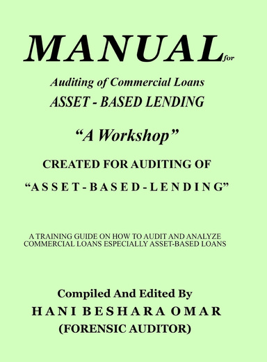 Manual for Auditing of Commercial Loans