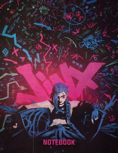 I AM JINX Arcane Inspired Ruled Notebook