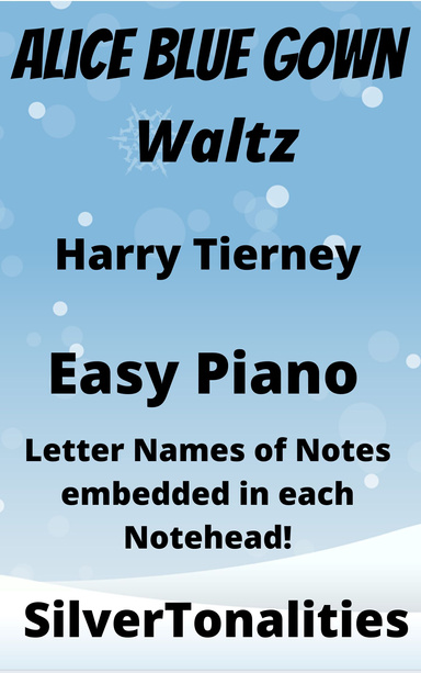 Alice Blue Gown Waltz Beginner Piano Sheet Music