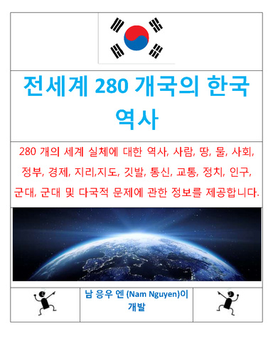 History of Each try around the World in Korean