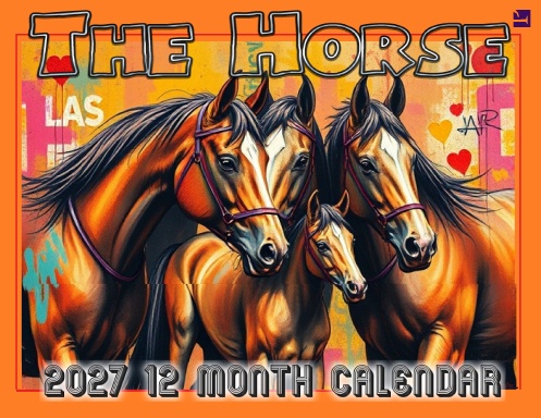 THE HORSE 2027 12 MONTH CALENDAR