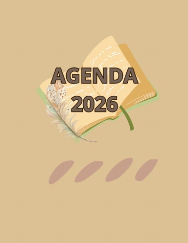AGENDA planificador, motivacional y gestión de cuentas ANUAL 2026