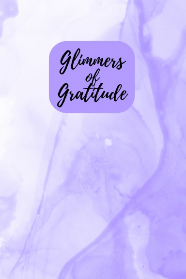 Purple Abstract Gratitude Journal