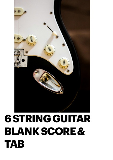 6 String Blank Score and Tab