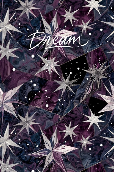 Dark Background with Stars Dream Journal