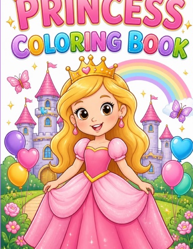 Princess Coloring Book