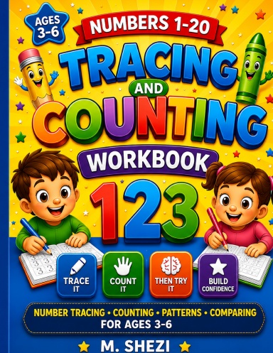 Numbers 1-20 Tracing and Counting Workbook