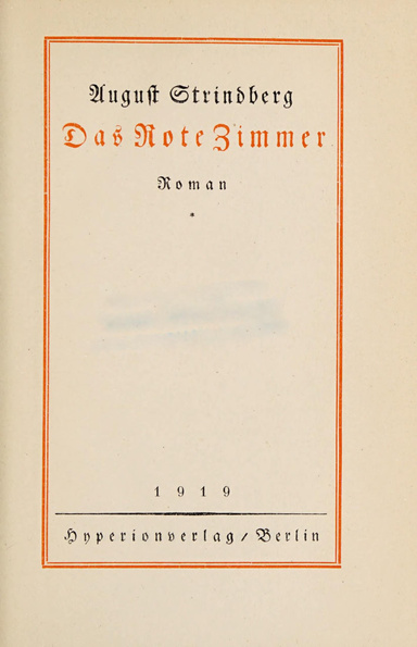 Das rote Zimmer