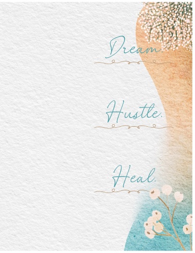 Nurse Mom Planner: Dream. Hustle. Heal.