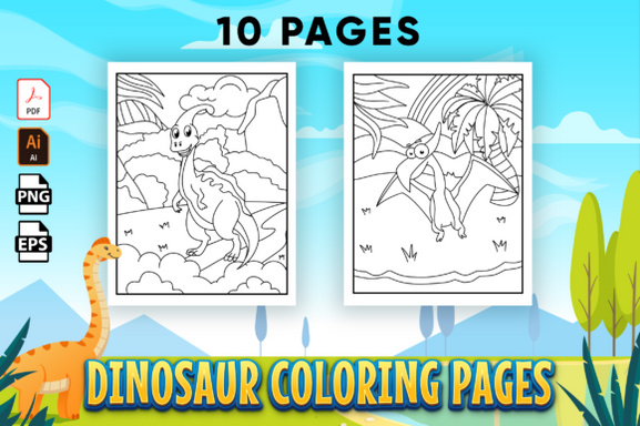 Dinosaur Coloring Pages