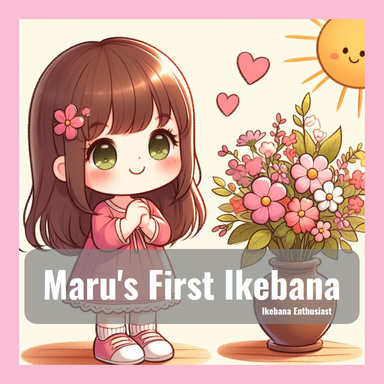 Maru's First Ikebana
