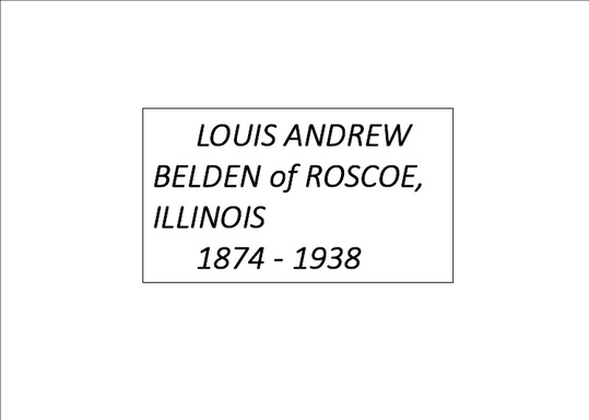 LOUIS ANDREW BELDEN