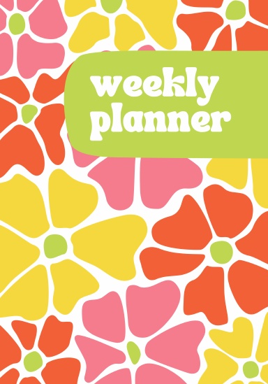 Simplified Weekly Activity Planner