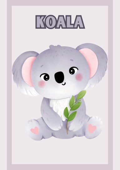 Koala Colouring Book