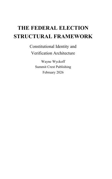 THE FEDERAL ELECTION STRUCTURAL FRAMEWORK