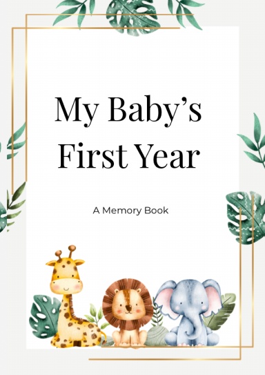 First Year Memory Book