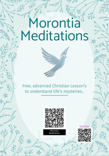 Morontia Meditations: Lesson 13: How to create a perfect society..