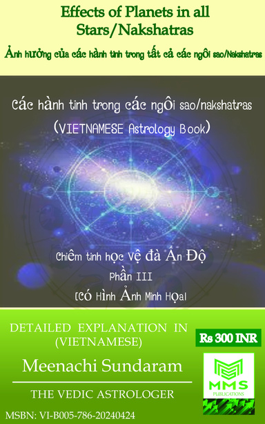 Ảnh hưởng của các hành tinh trong tất cả các ngôi sao/Nakshatras (Vietnamese)
