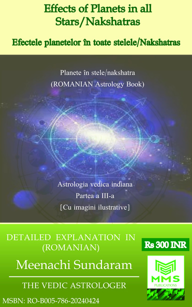 Efectele planetelor în toate stelele/Nakshatras (Romanian)
