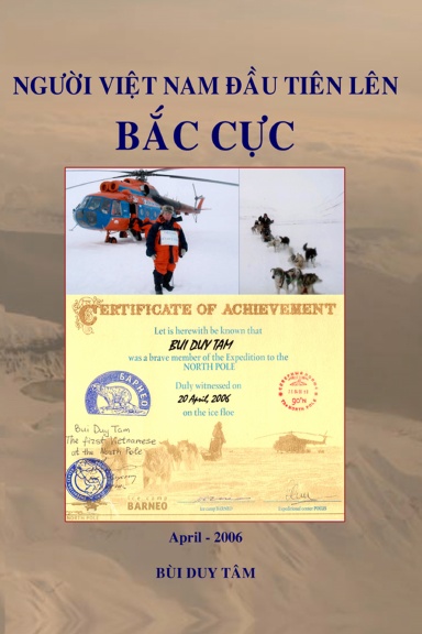 Người VN đầu tiên bước lên Bắc Cực