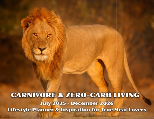 Carnivore Diet & Zero-Carb Living 2025-2026 Wall Calendar