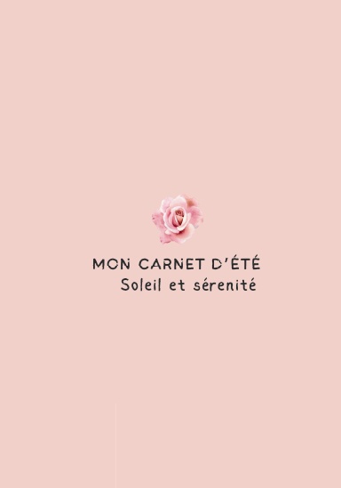 Carnet d'été - édition Poudré (collection Minimaliste)