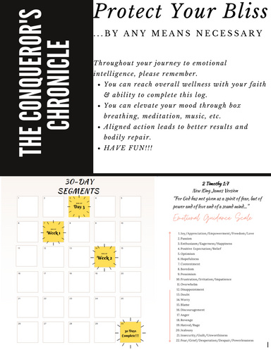 30-Day Emotional Log