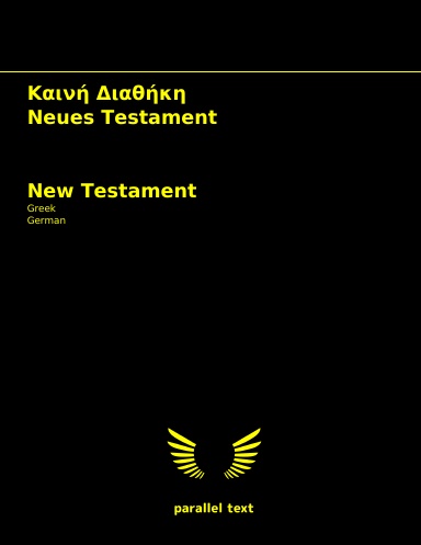 New Testament: Greek - German parallel text